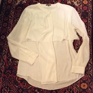 Vince Camuto ivory colored blouse